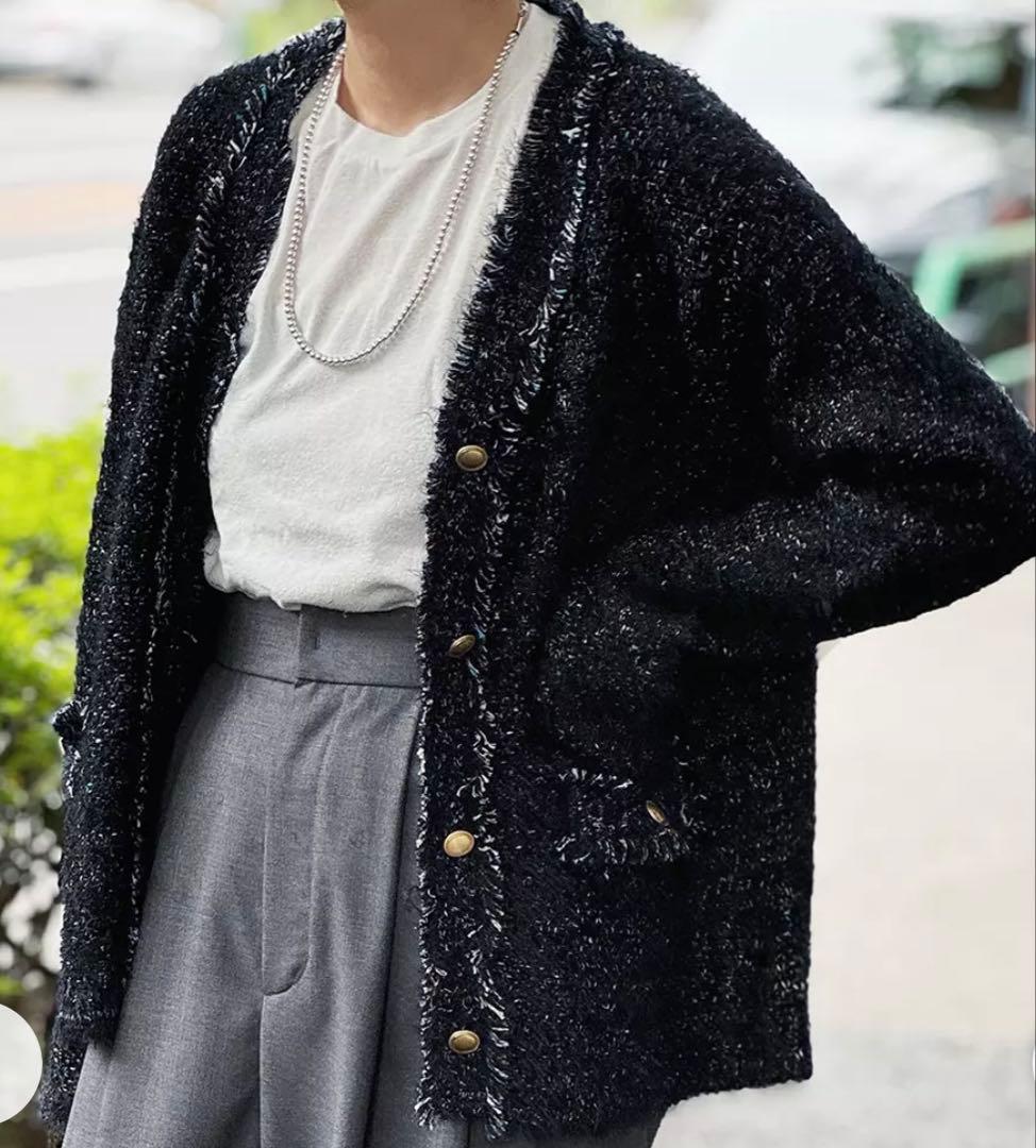 suadeo ❤️新品タグ付き❤️ ツイードニットジャケット