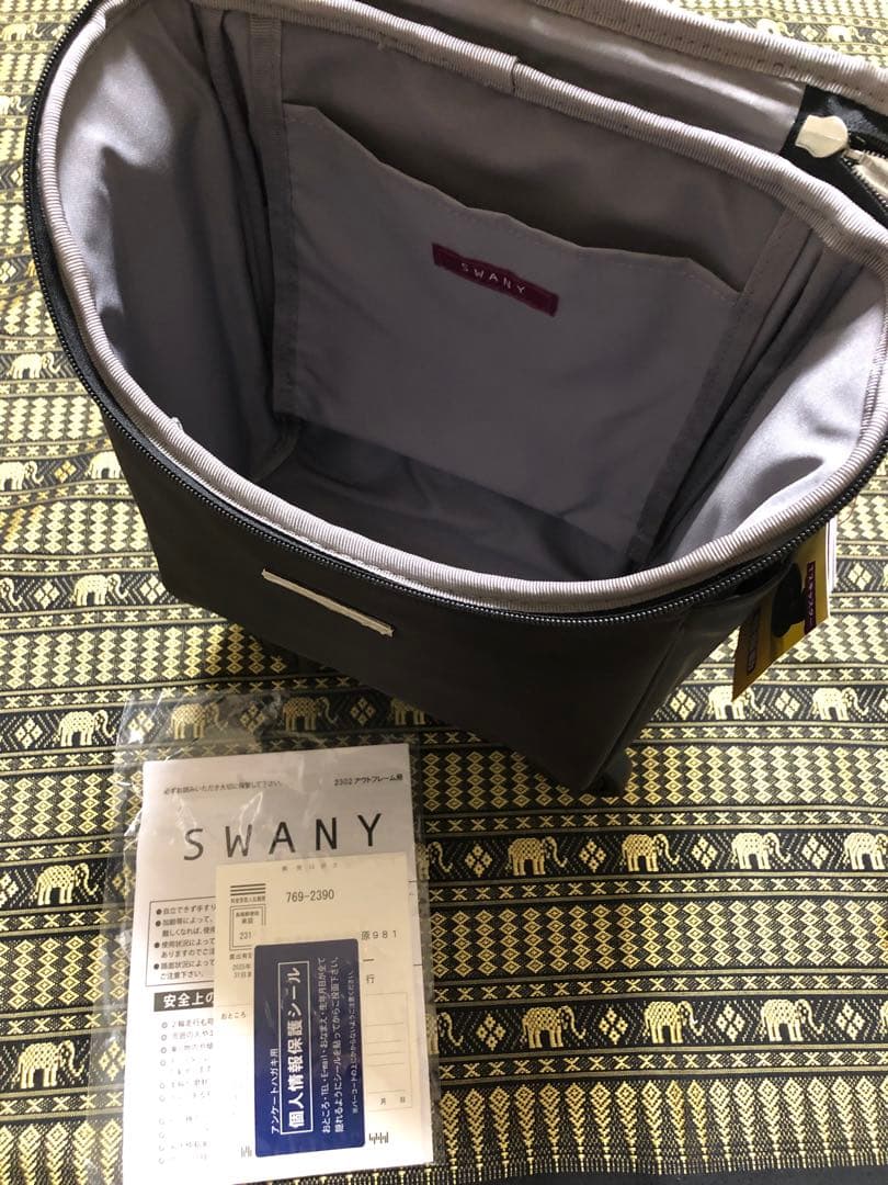 SWANYキャリーバッグ （黒）D-583 TS15 低振動＆低騒音 4輪