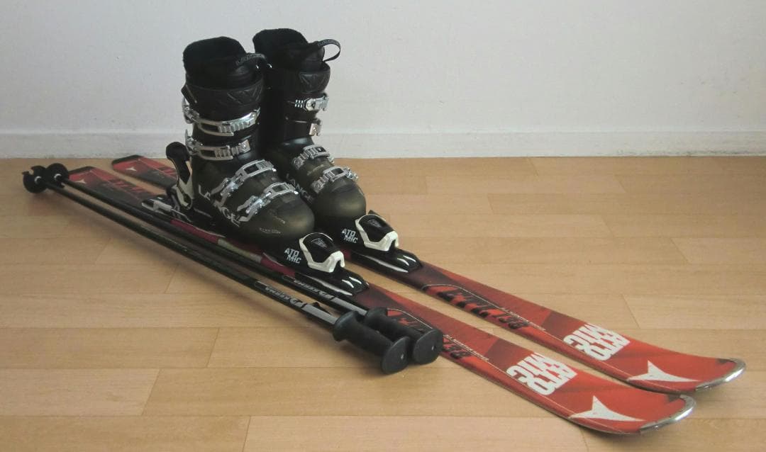 ■■1月限定■送料無料■アトミック■スキーセット■板138靴24.5■メンテ付■