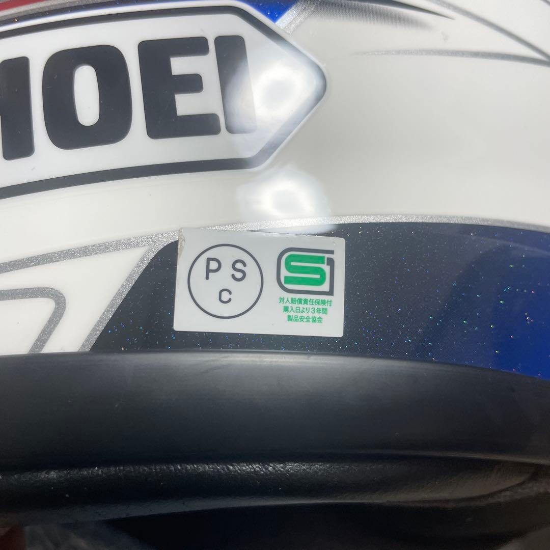 SHOEI フルフェイスヘルメット アメリカ国旗風