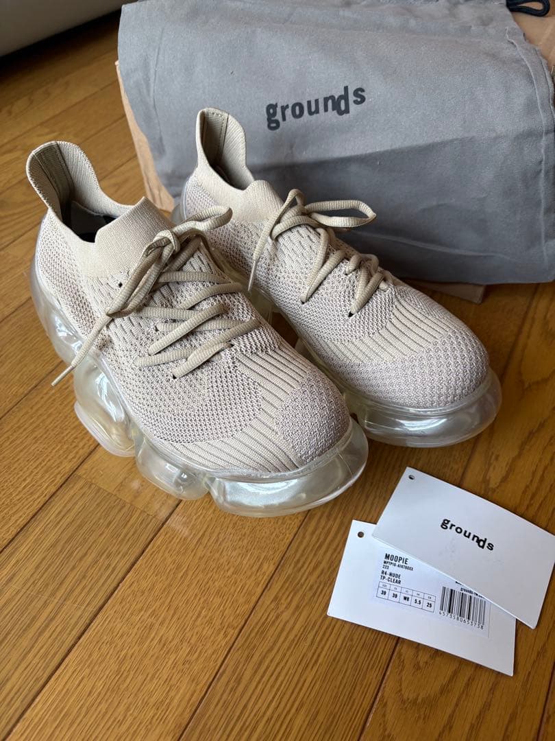 靴 grounds MOOPIE NUDE 25cm