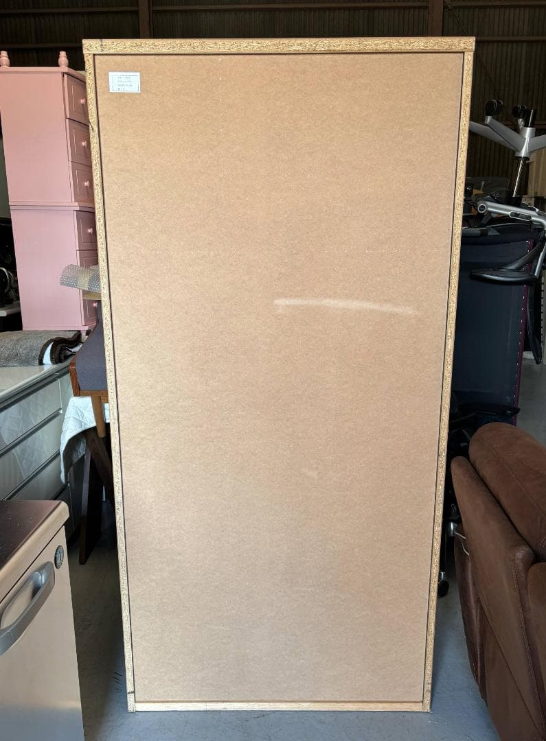 国産 モダン シューズボックス幅90cm水洗い可動棚12枚 鏡付Used/キレイ