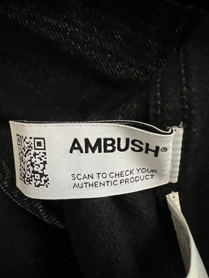 AMBUSH DENIM ブラックデニムジャケット
