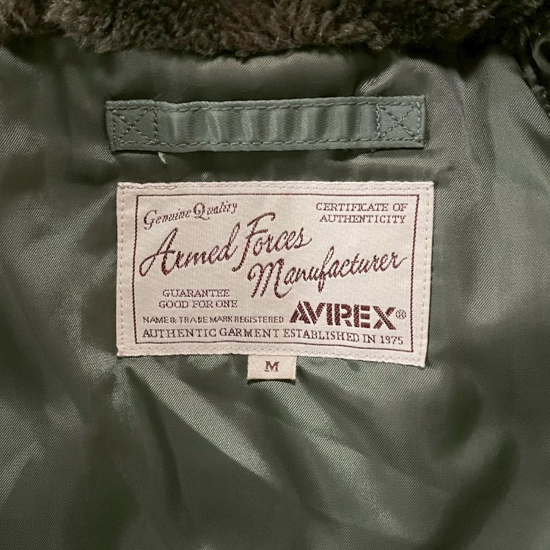 超美品 AVIREX N-2B フライトジャケット リアルファー M