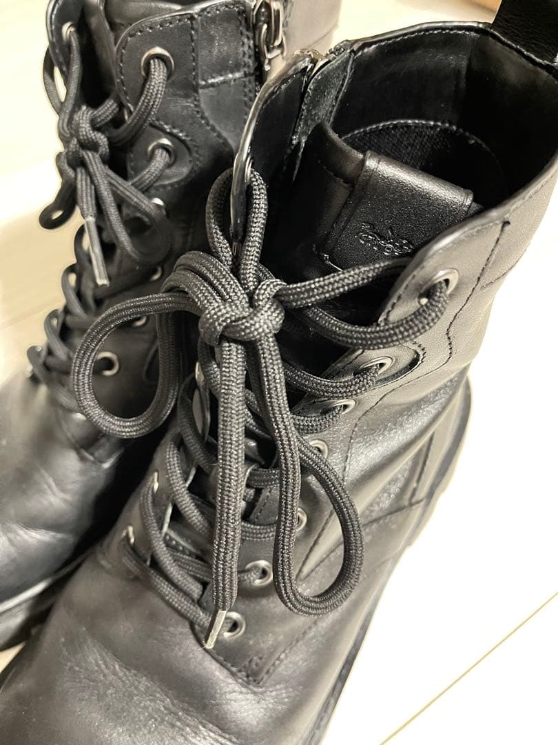 COACH ブラック ジッパーブーツ