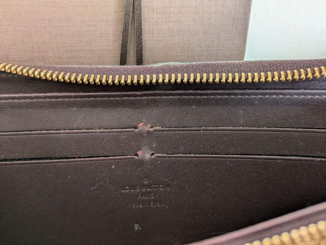 は*ん様 ハ*シ様 ヴィトン アマラント ウォレット ヴェルニ モノグラム　美品