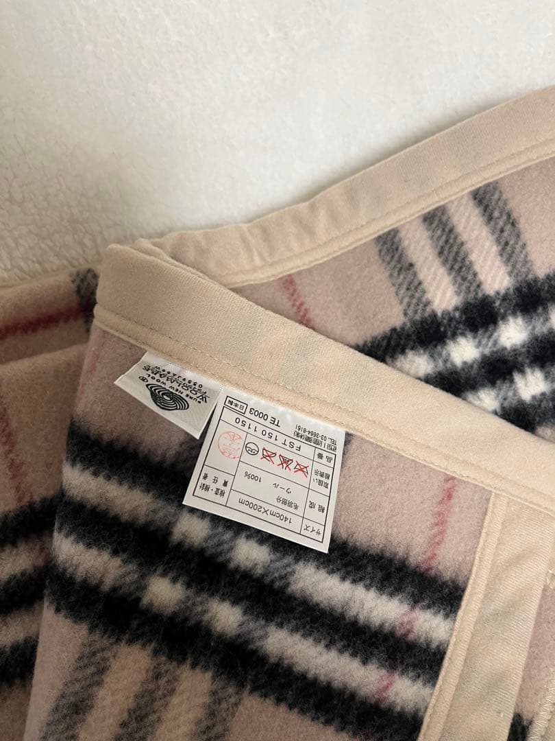 BURBERRY バーバリー ウール毛布