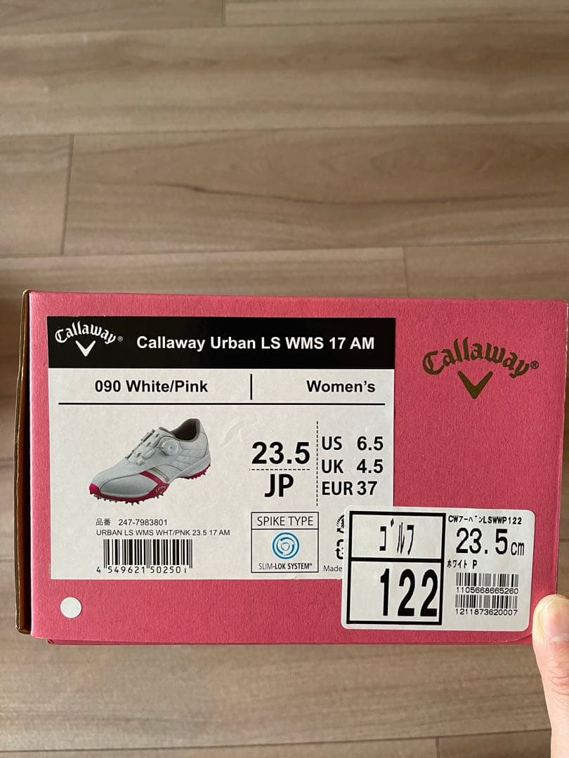 【今だけ価格】Callaway ゴルフバッグ ネイビー ピンク＆ゴルフシューズ