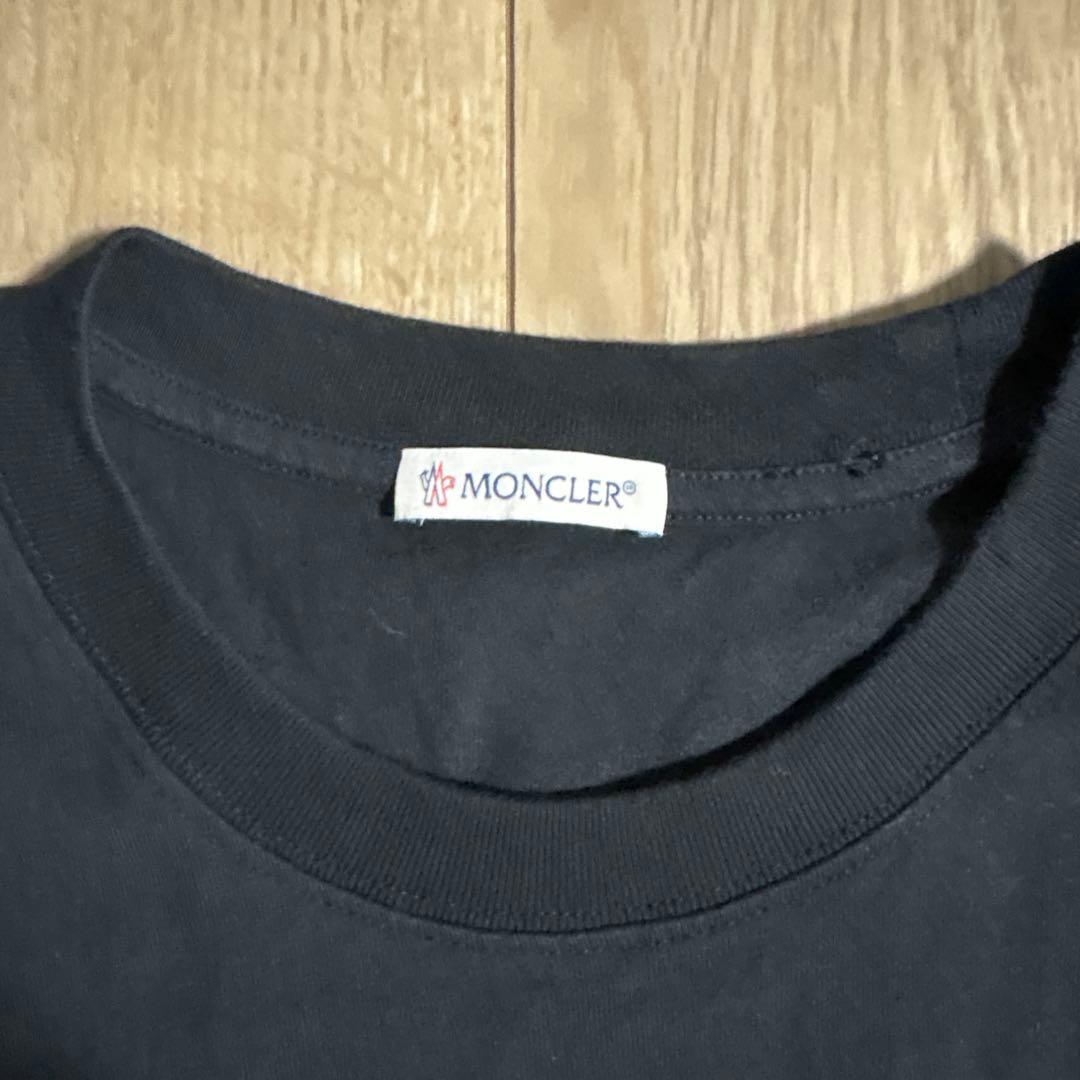 【knuckle headさま専用】Moncler ブラック 長袖カットソー