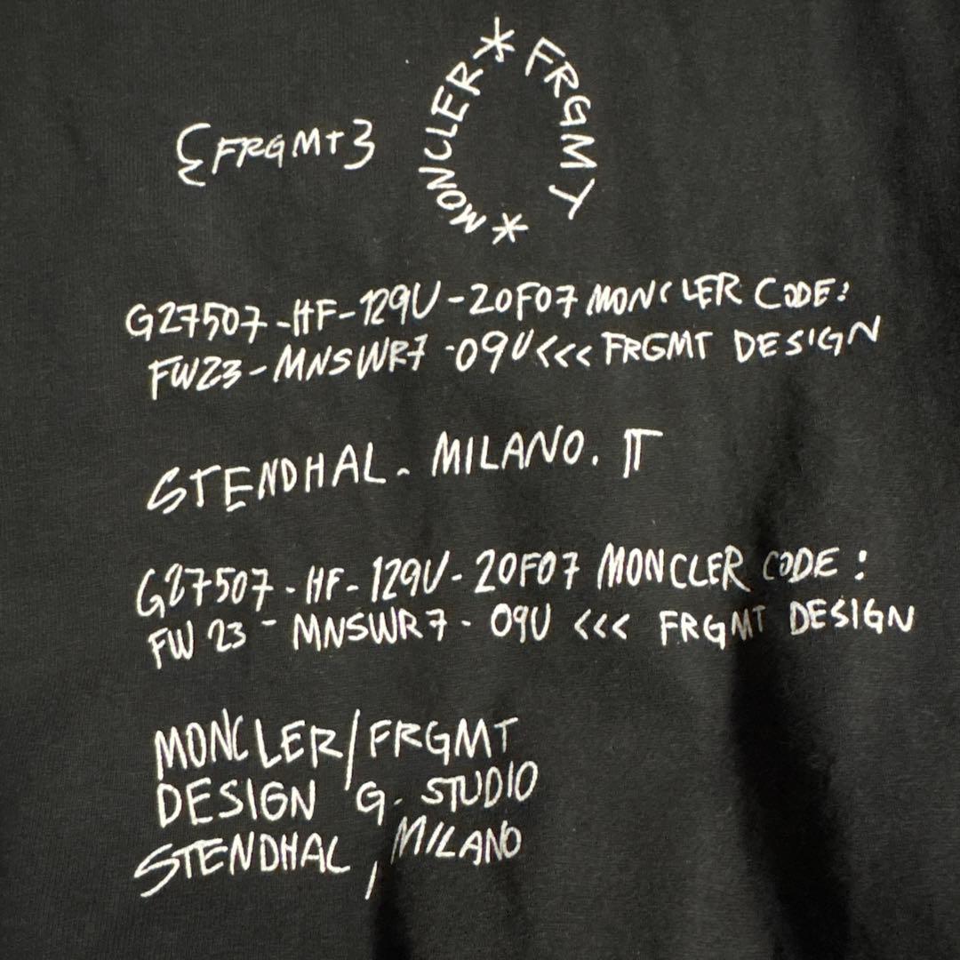 【knuckle headさま専用】Moncler ブラック 長袖カットソー