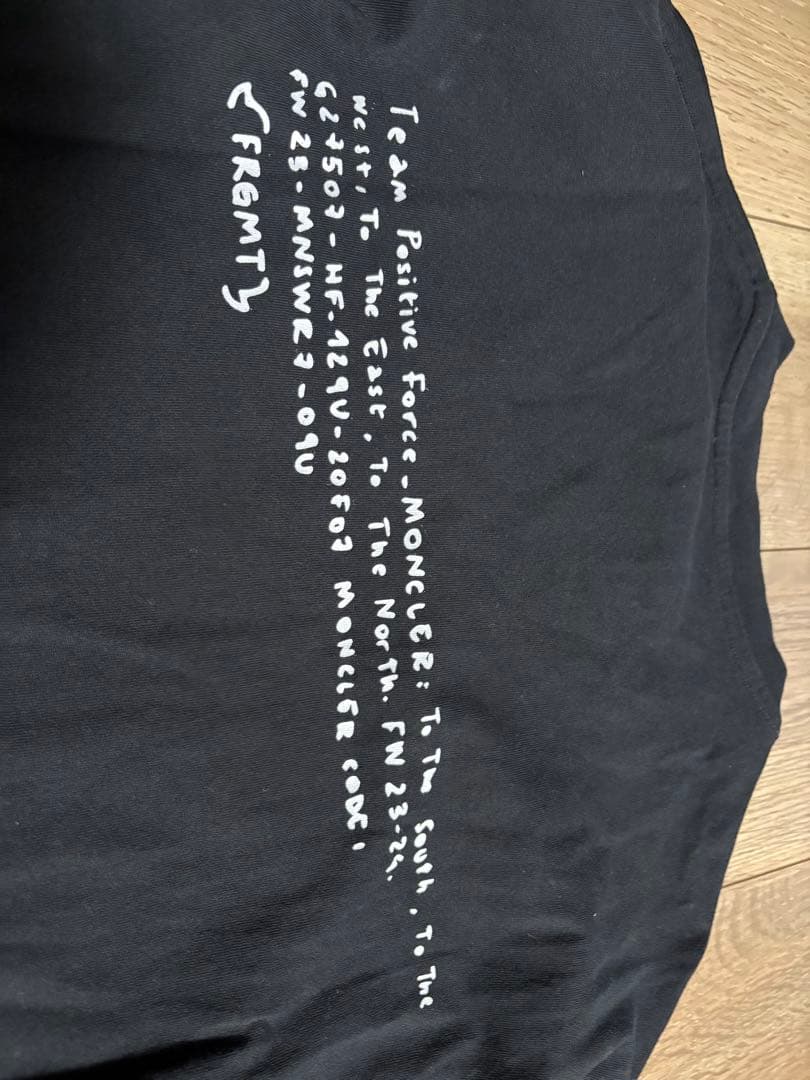 【knuckle headさま専用】Moncler ブラック 長袖カットソー