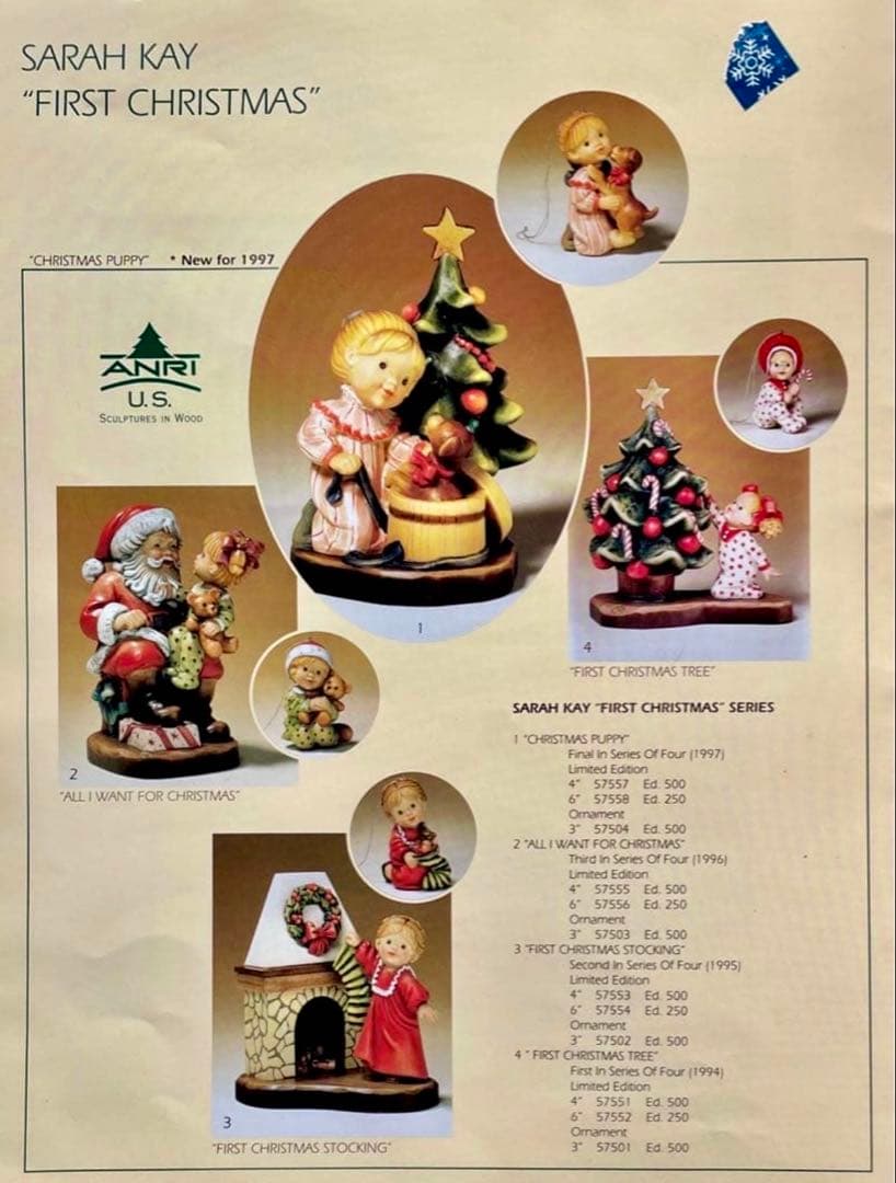 R*E様 ◆オークション◆ アンリ人形　13.5㎝　✰⋆【Christmas P