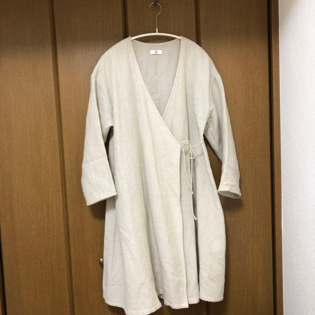 最終お値下げSALE Yoli　wool linen wrap jacket