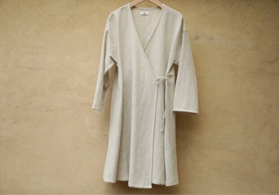 最終お値下げSALE Yoli　wool linen wrap jacket