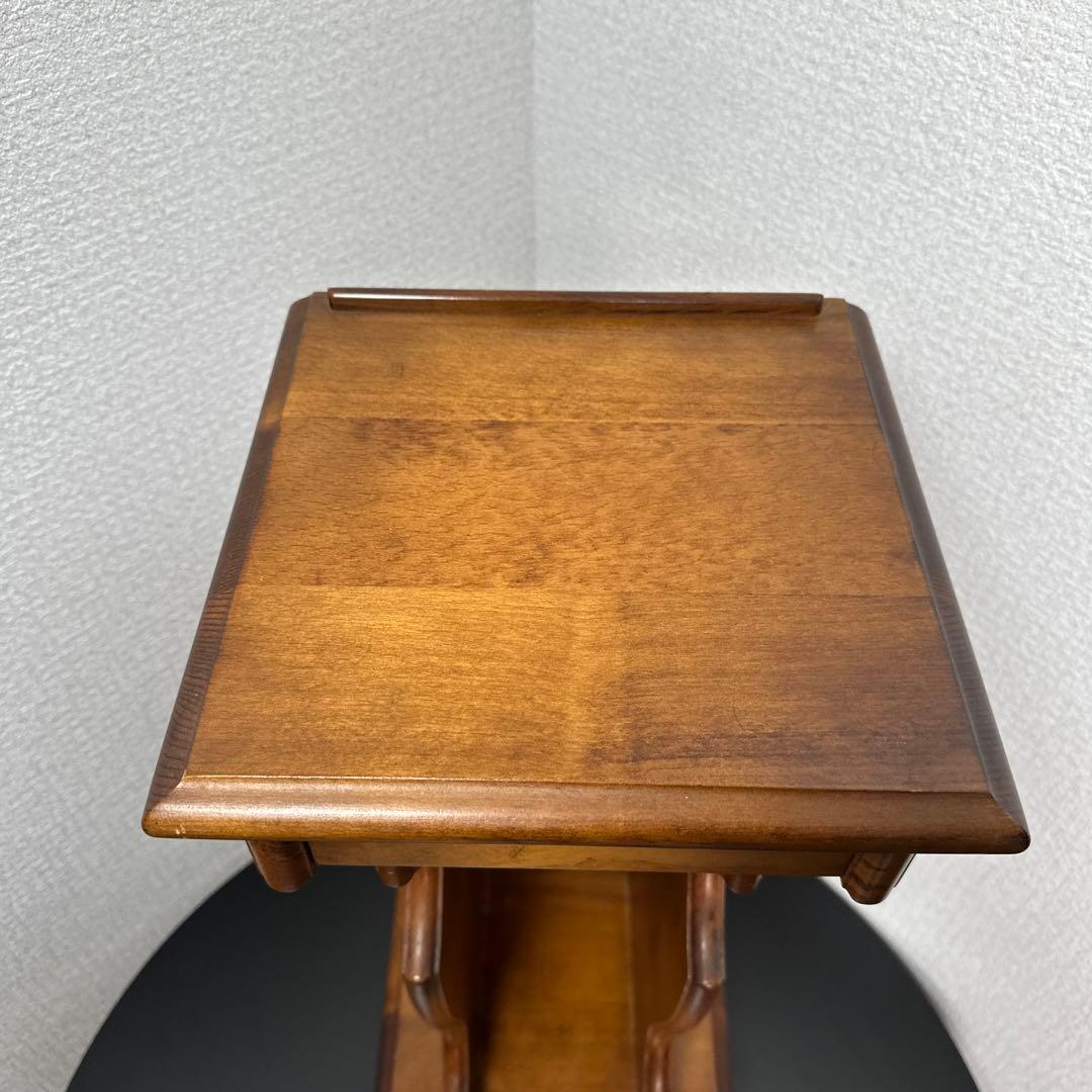 カリモク 家具 電話台 飾り棚 引き出し 玄関収納 花台 i4※