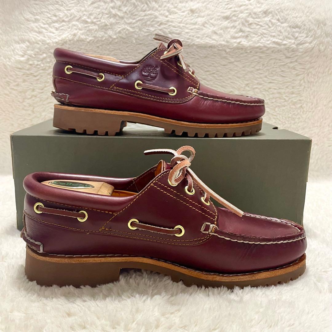 箱付き美品 Timberland オーセンティック 3eye ボート シューズ