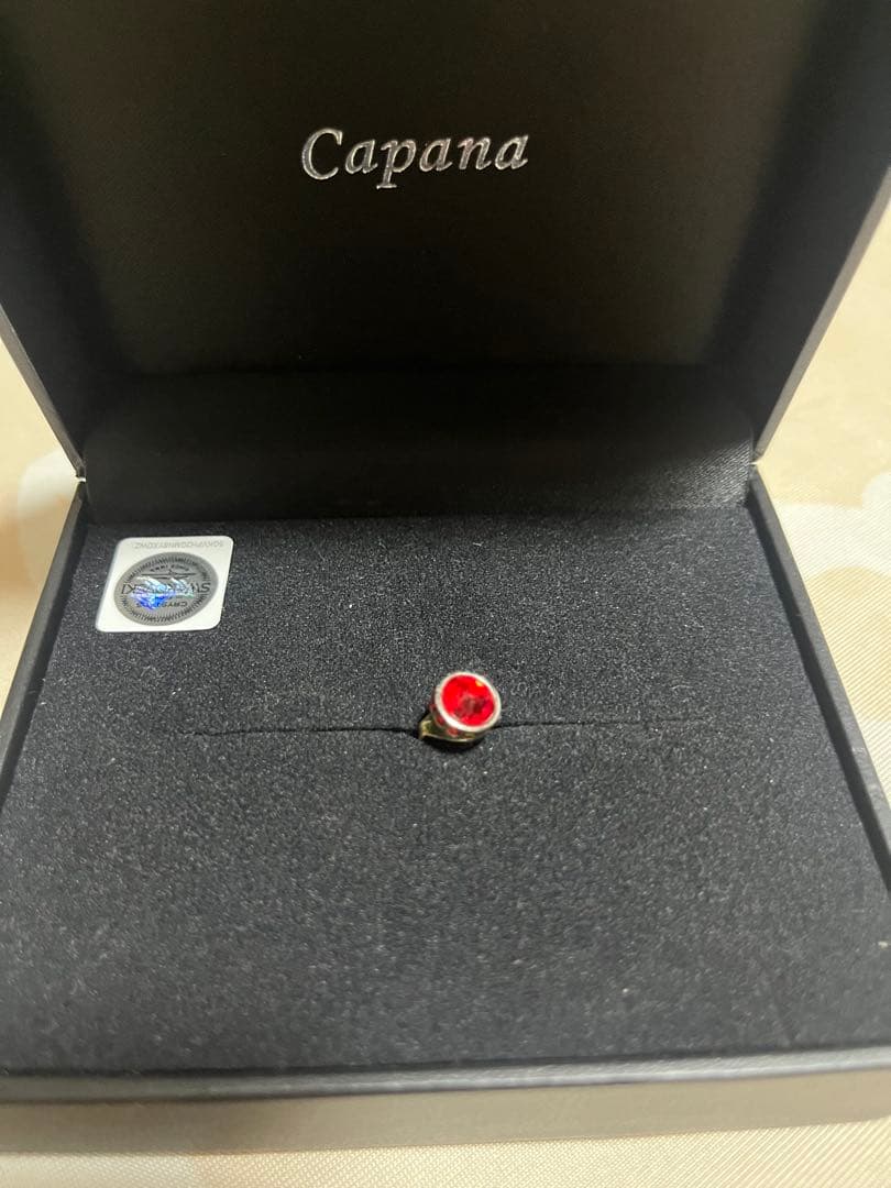 Capana 赤色 片耳用ピアス手越祐也