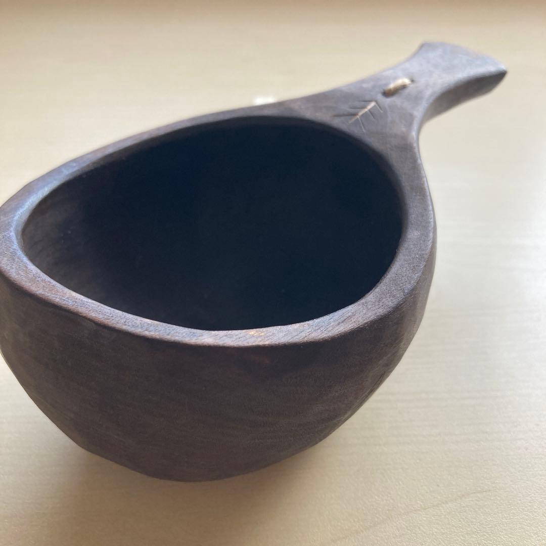 【新品】ソウルオブシベリア　#4 ホワイトペンダント　No.1007 ククサ