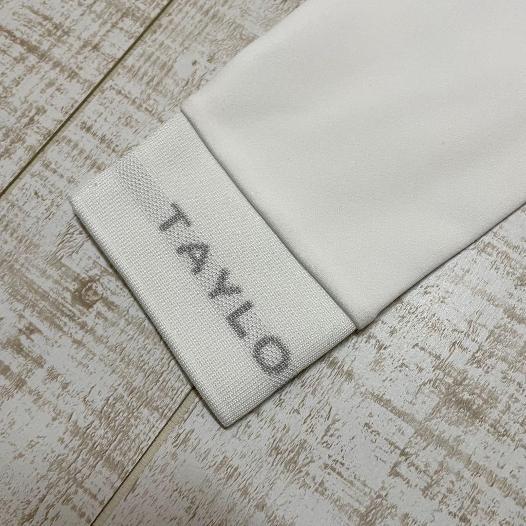 新品 テーラーメイド 長袖 パーカー 保温 胸ロゴ ホワイト Lサイズ