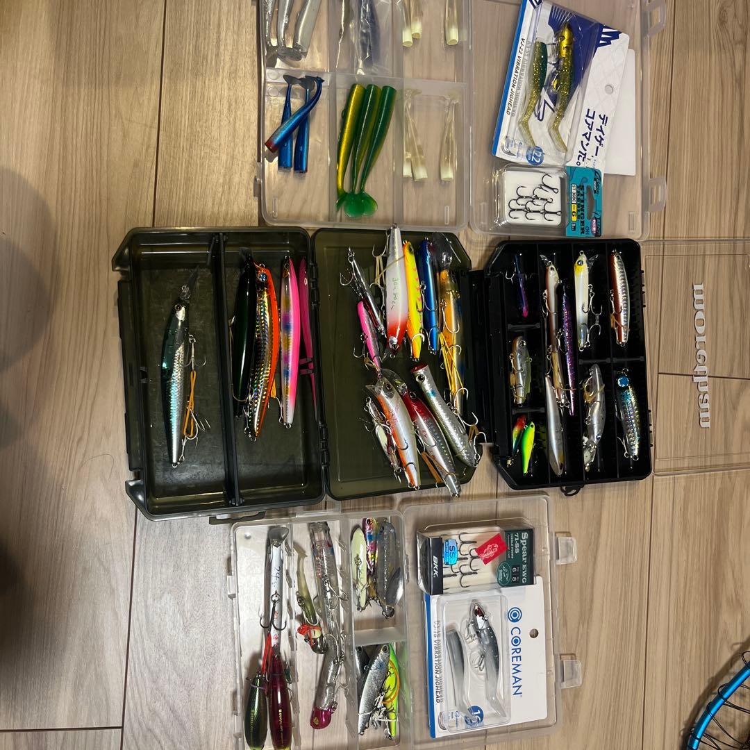 シーバスルアーセット。新品もあります。38本以上