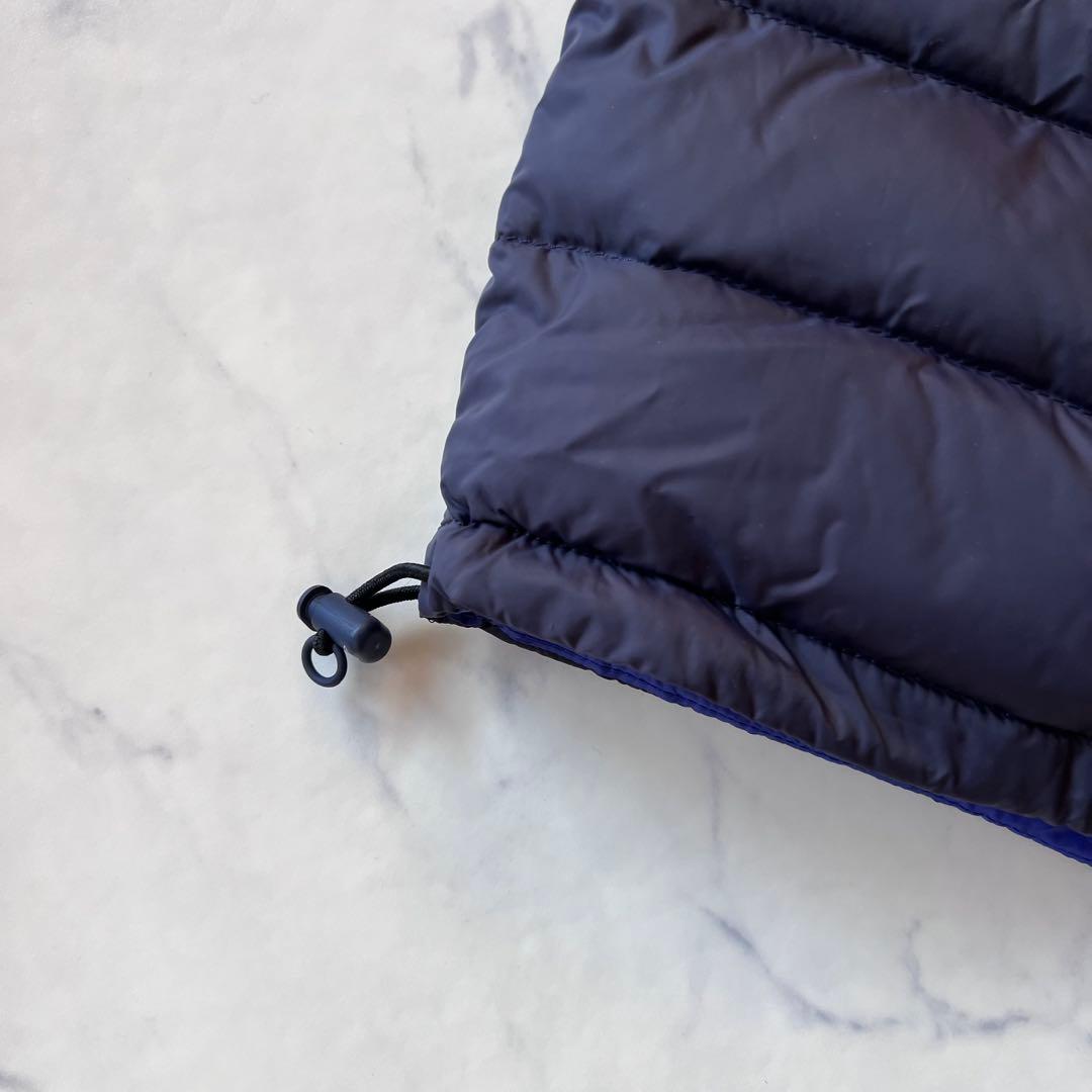 【未使用級】ダントン　ダウンベスト　ネイビー　34 軽量　インナーダウン　紺　S