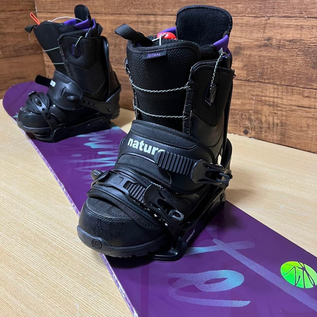 K2 nature BURTON レディーススノーボード　3点セット　146cm