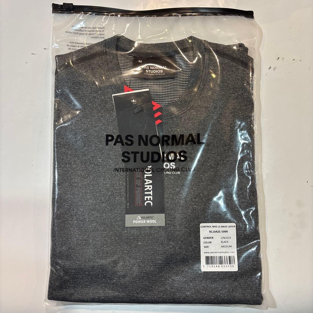 【新品】PAS NORMAL STUDIOS MID ベースレイヤー 長袖 黒
