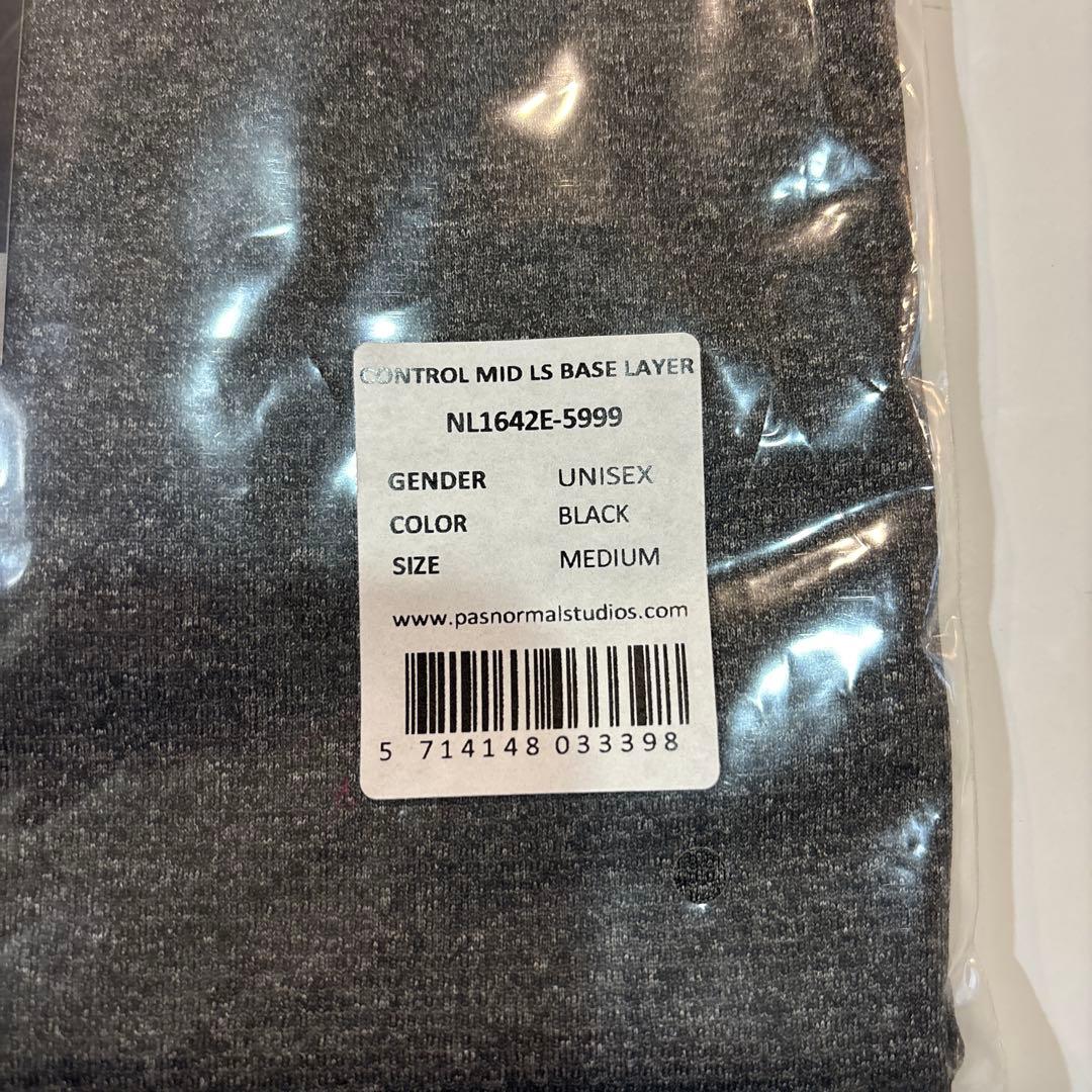 【新品】PAS NORMAL STUDIOS MID ベースレイヤー 長袖 黒