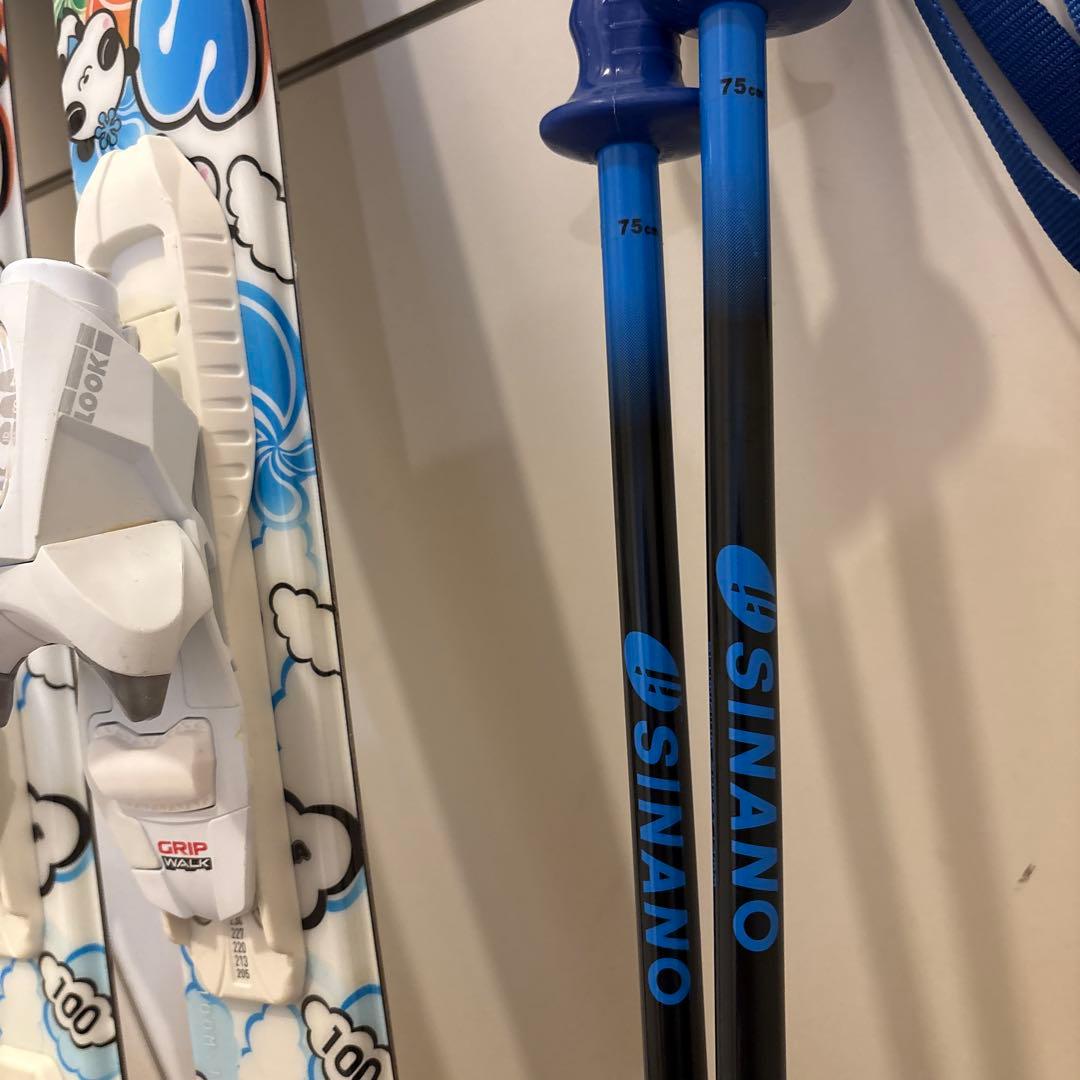 SWALLOW キッズスキー板・ポール・ブーツ4点セット 100cm