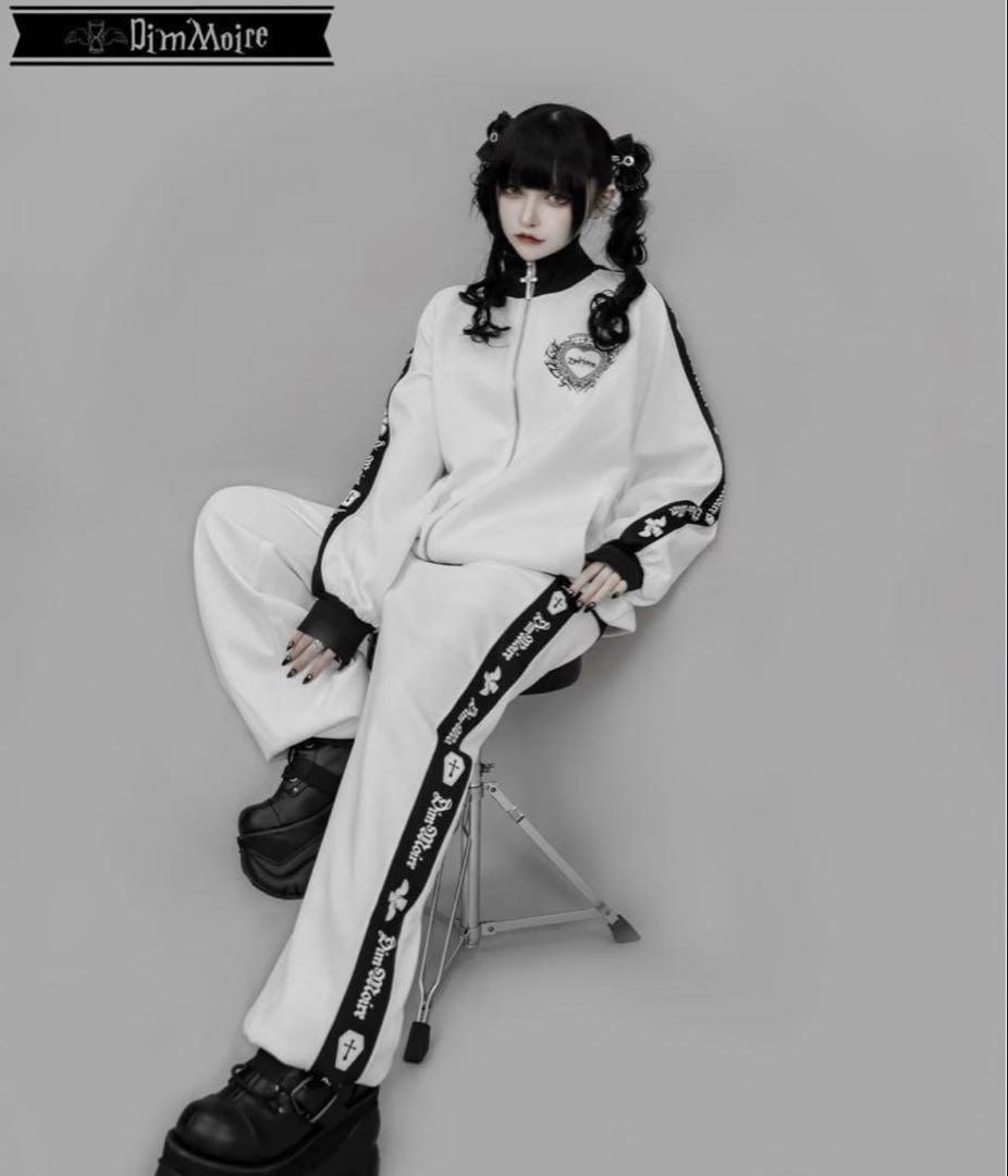 DimMoire ロゴプリント ジャージ M ホワイト