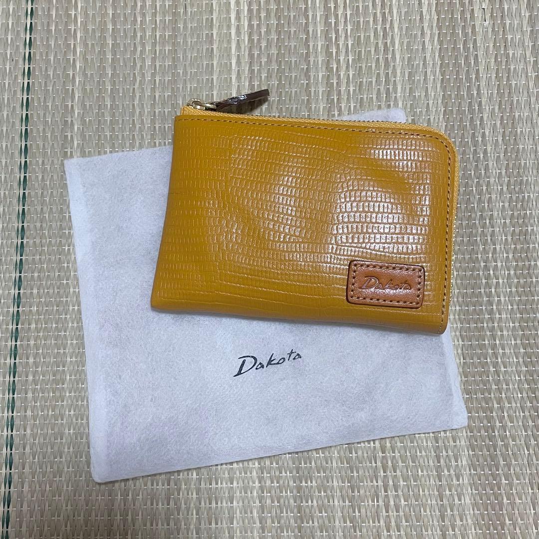 Dakota ダコタ ミニ財布 カードケース マスタード