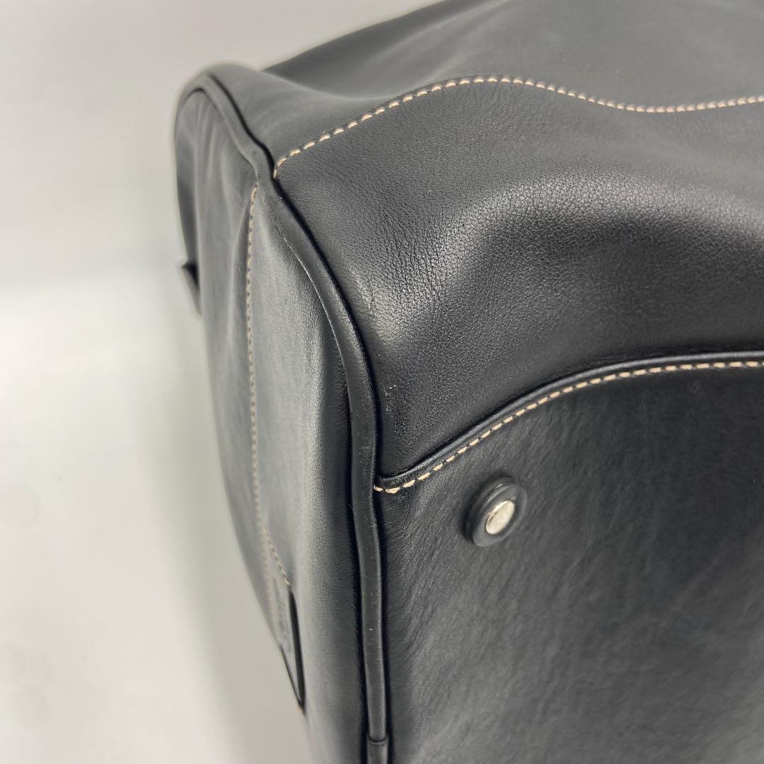 美品✨コーチ オールレザー ボストンバッグ 2way 旅行 ブラック 5402