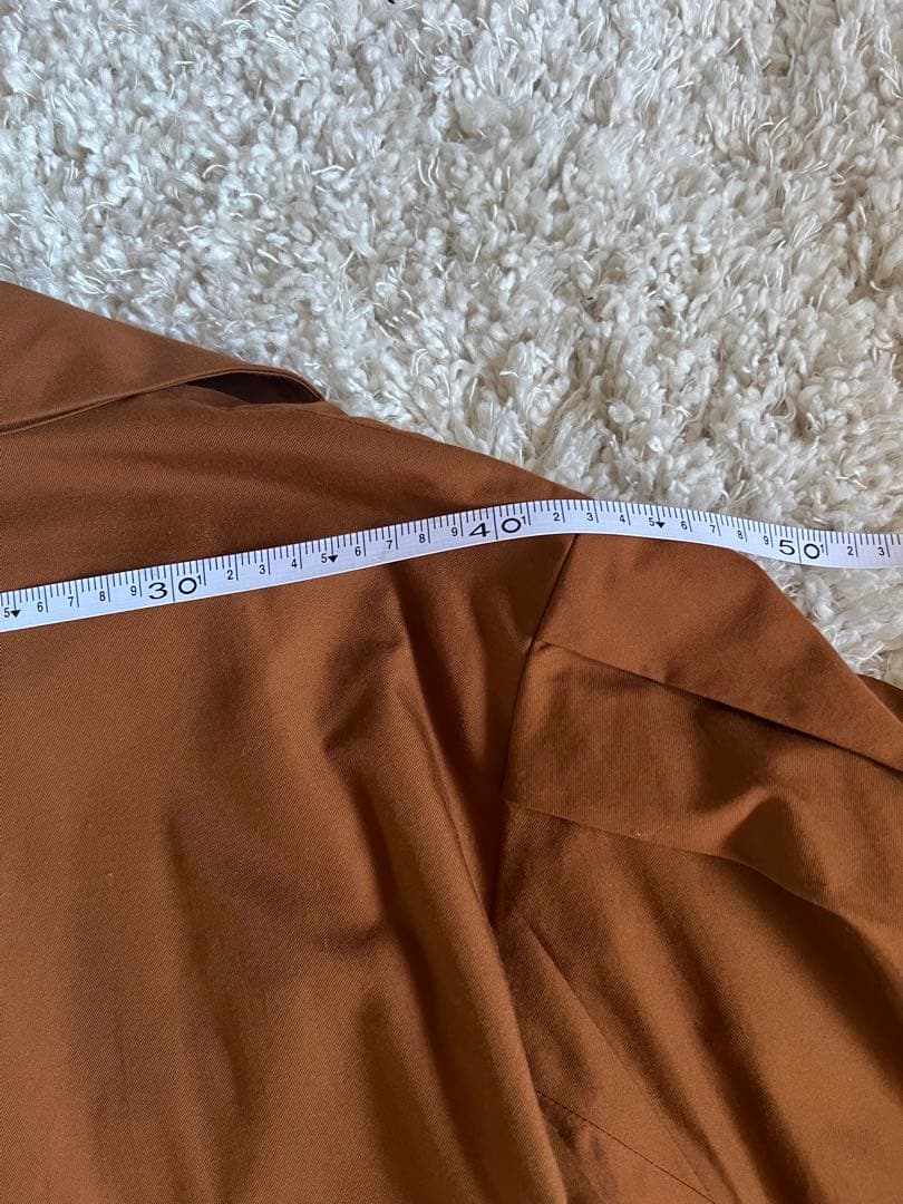 ☆お値下げ☆ENFOLD ライトギャバフレアレディ トレンチコート ブラウン