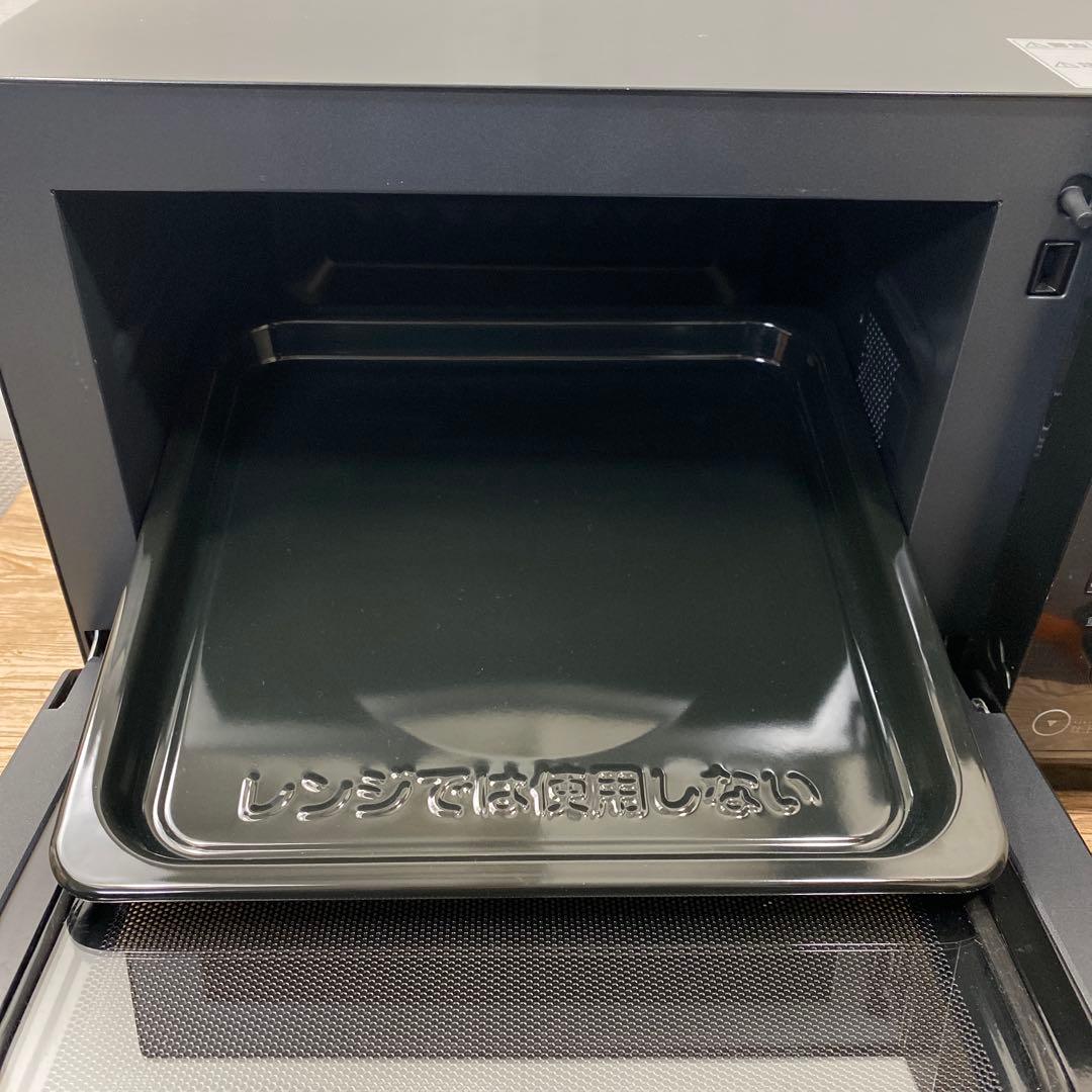 (美品)ニトリ 25L フラットオーブンレンジET-626A 24年製 ブラック