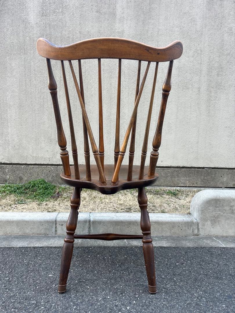 ②［飛騨家具、柏木工］バッククロス/ダイニングチェア