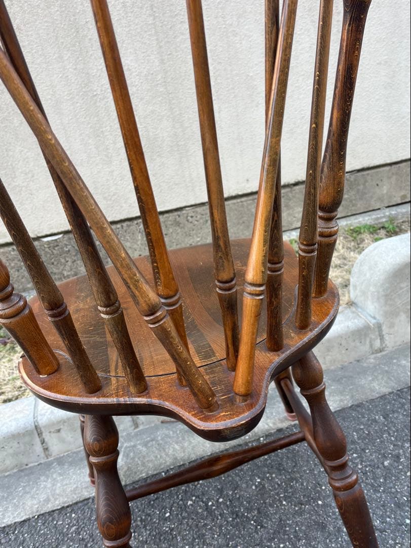 ②［飛騨家具、柏木工］バッククロス/ダイニングチェア