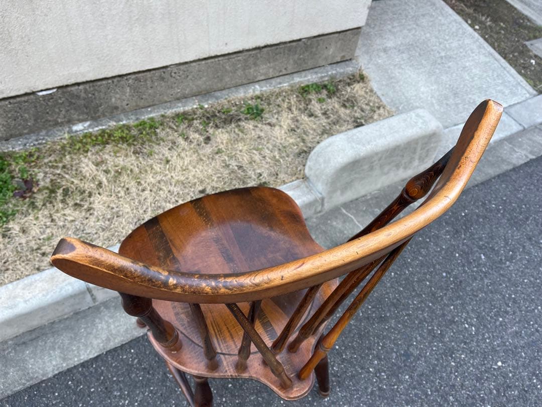 ②［飛騨家具、柏木工］バッククロス/ダイニングチェア