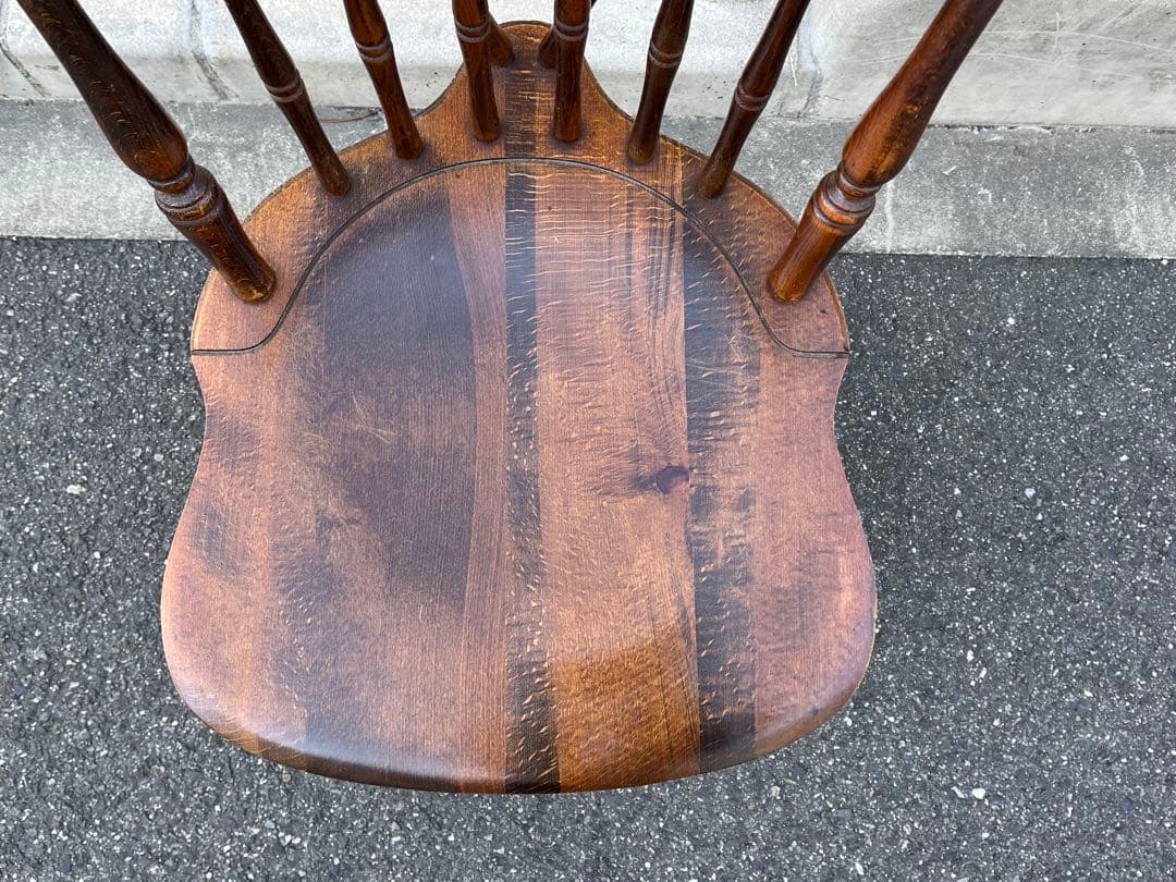 ②［飛騨家具、柏木工］バッククロス/ダイニングチェア