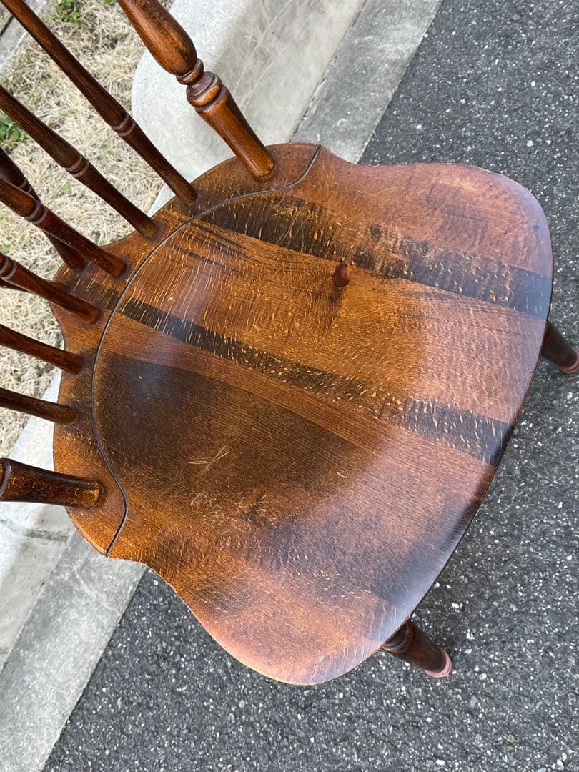 ②［飛騨家具、柏木工］バッククロス/ダイニングチェア