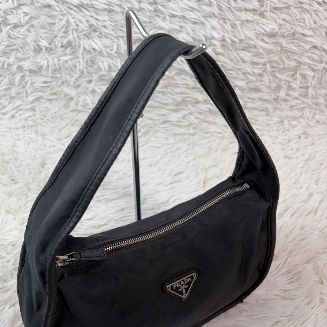 激レア✨PRADA プラダ アクセサリーポーチ レザー×ナイロン ワンショルダー