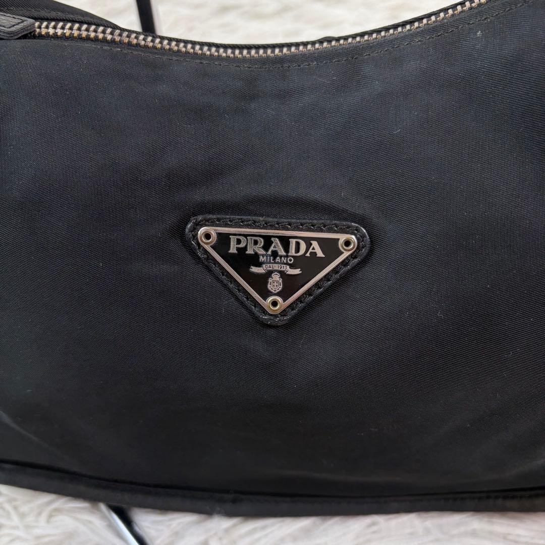 激レア✨PRADA プラダ アクセサリーポーチ レザー×ナイロン ワンショルダー
