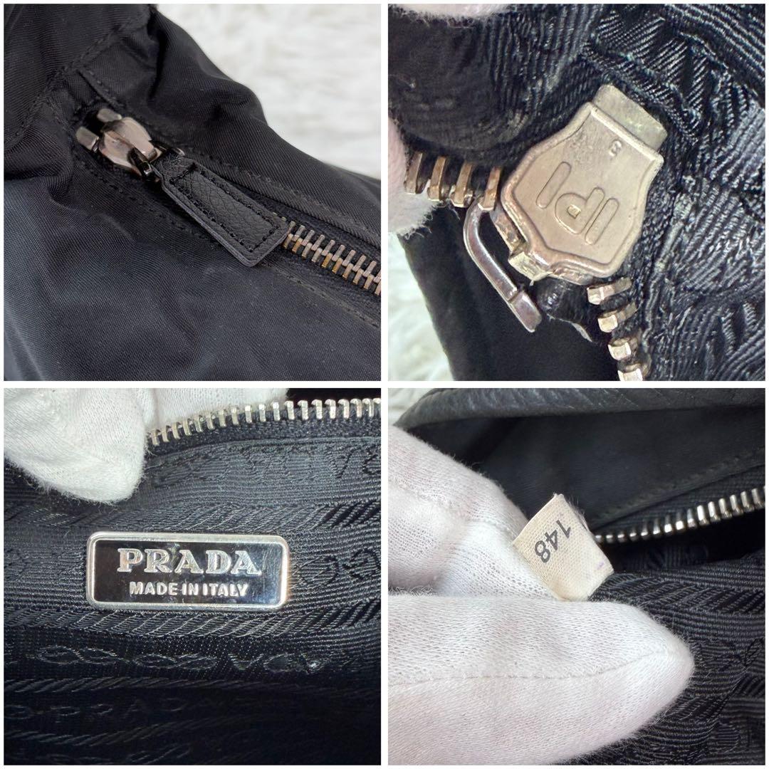 激レア✨PRADA プラダ アクセサリーポーチ レザー×ナイロン ワンショルダー