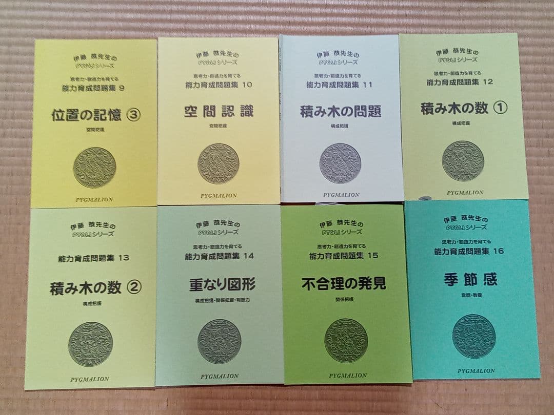 未記入　ピグマリオン　能力育成問題集 40冊セットと領域別問題集上級編9冊
