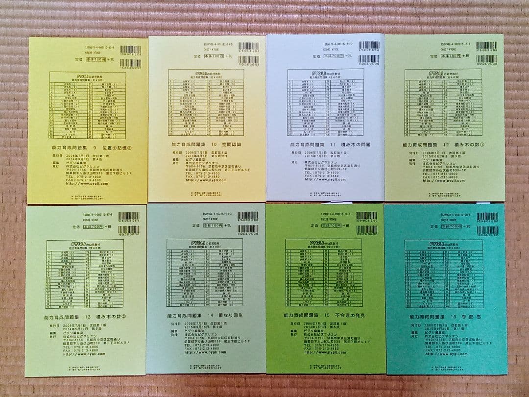 未記入　ピグマリオン　能力育成問題集 40冊セットと領域別問題集上級編9冊