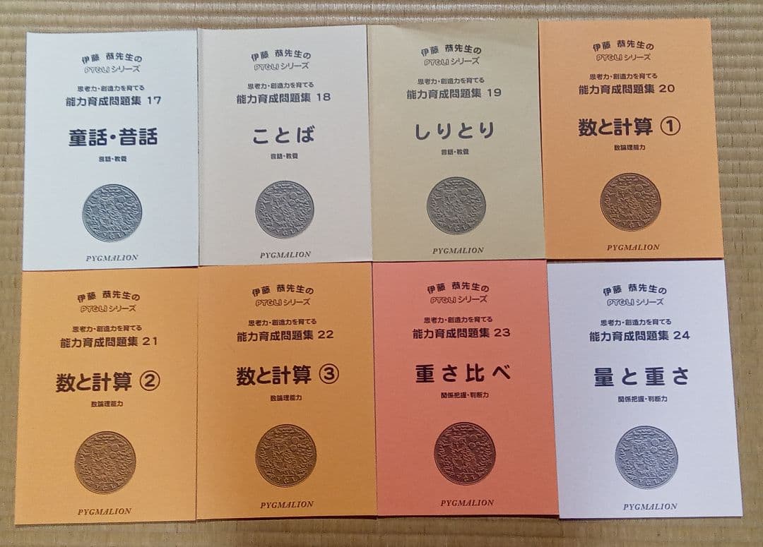 未記入　ピグマリオン　能力育成問題集 40冊セットと領域別問題集上級編9冊