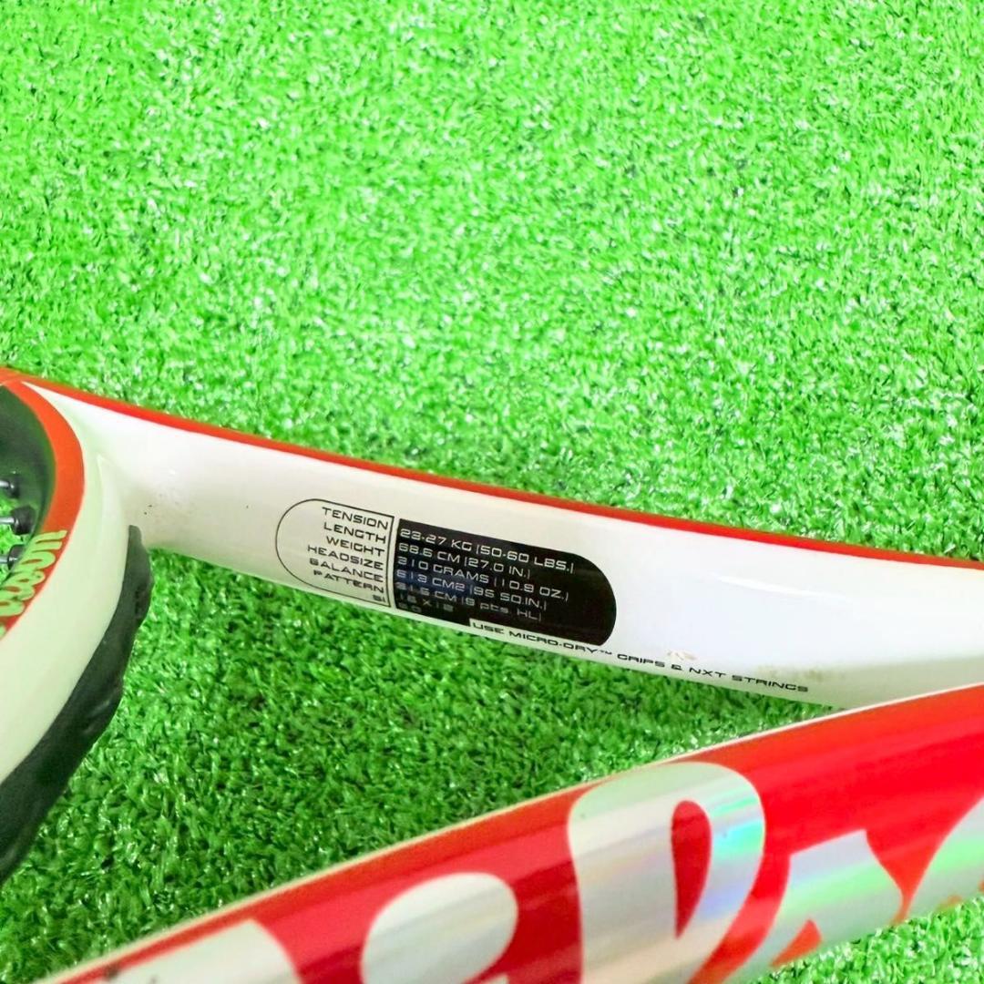 【Wilson nCode SIX-ONE 95】グリップ3 硬式テニスラケット