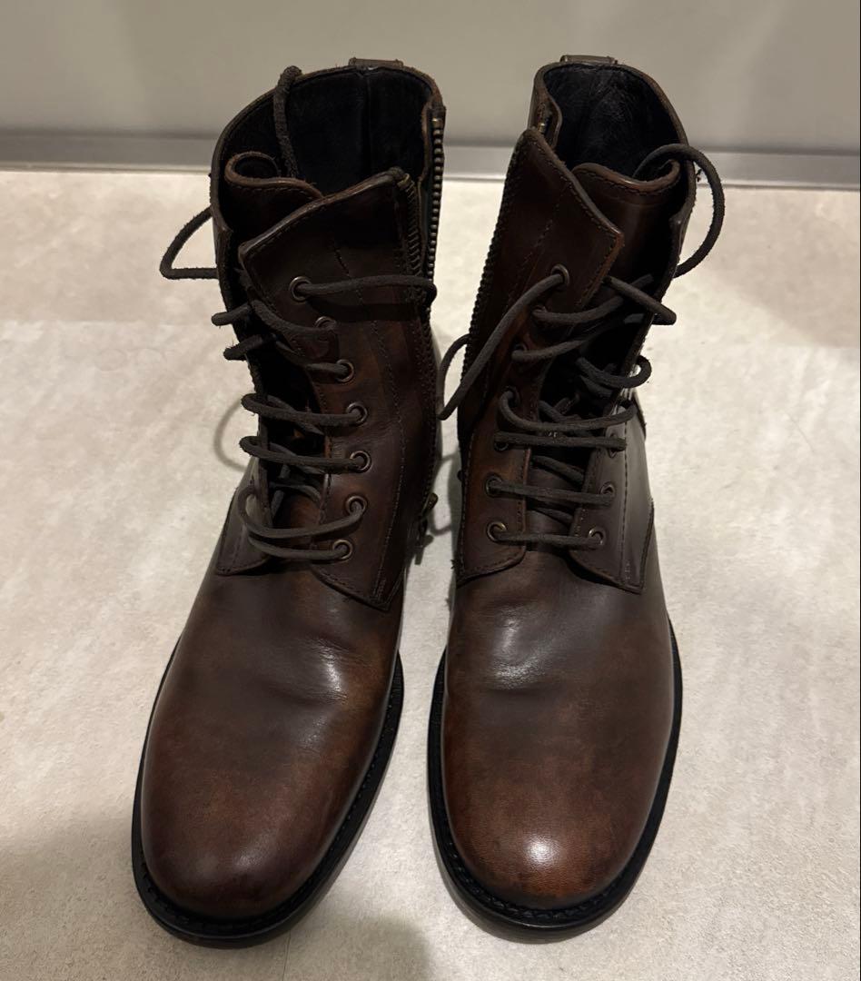 BUTTERO メンズレースアップブーツ B2904 カラー：ブラウン