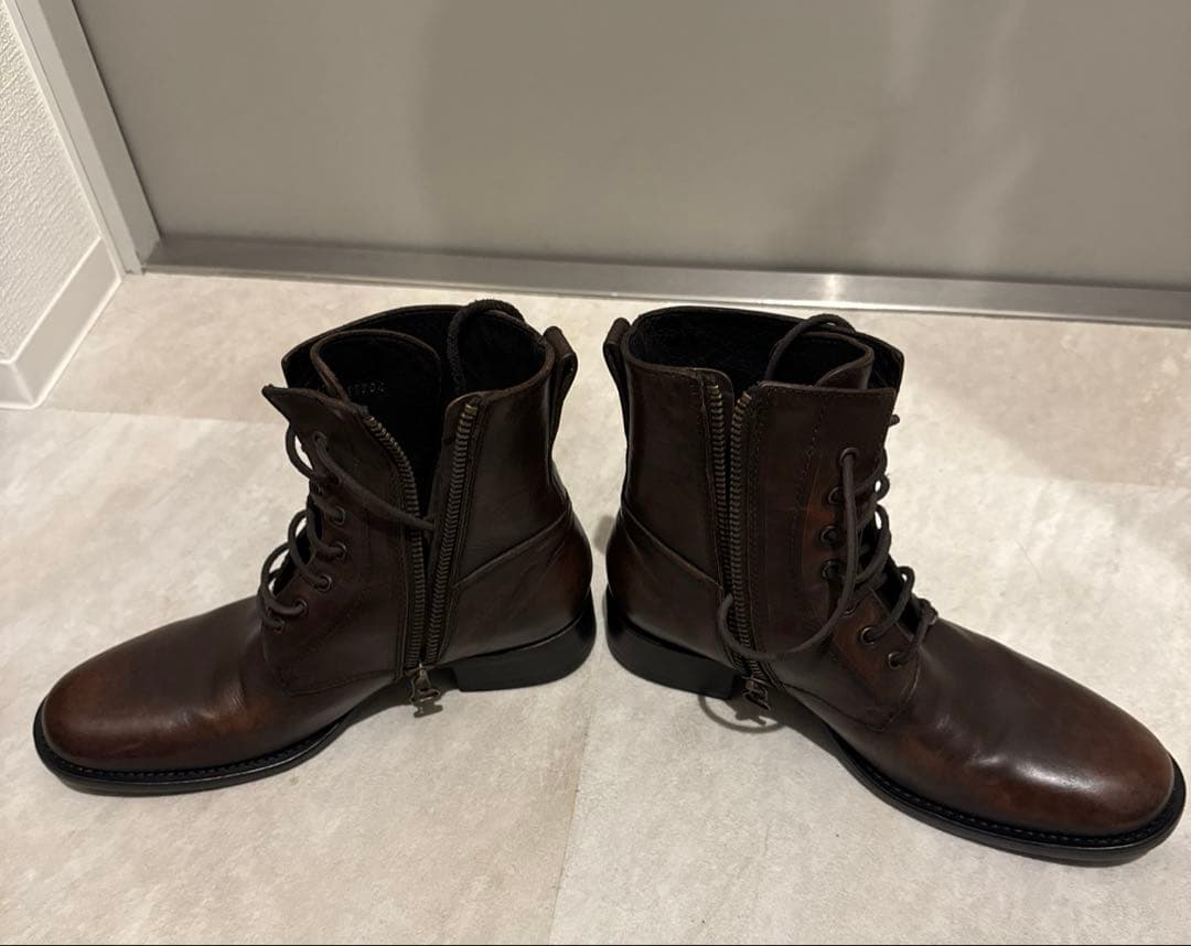 BUTTERO メンズレースアップブーツ B2904 カラー：ブラウン