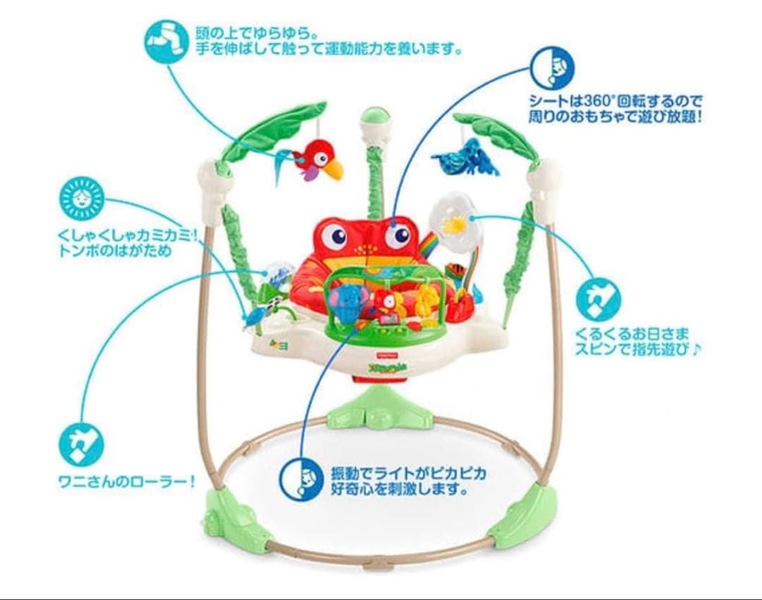 新品 未開封 フィッシャープライス レインフォレスト・ジャンパルー