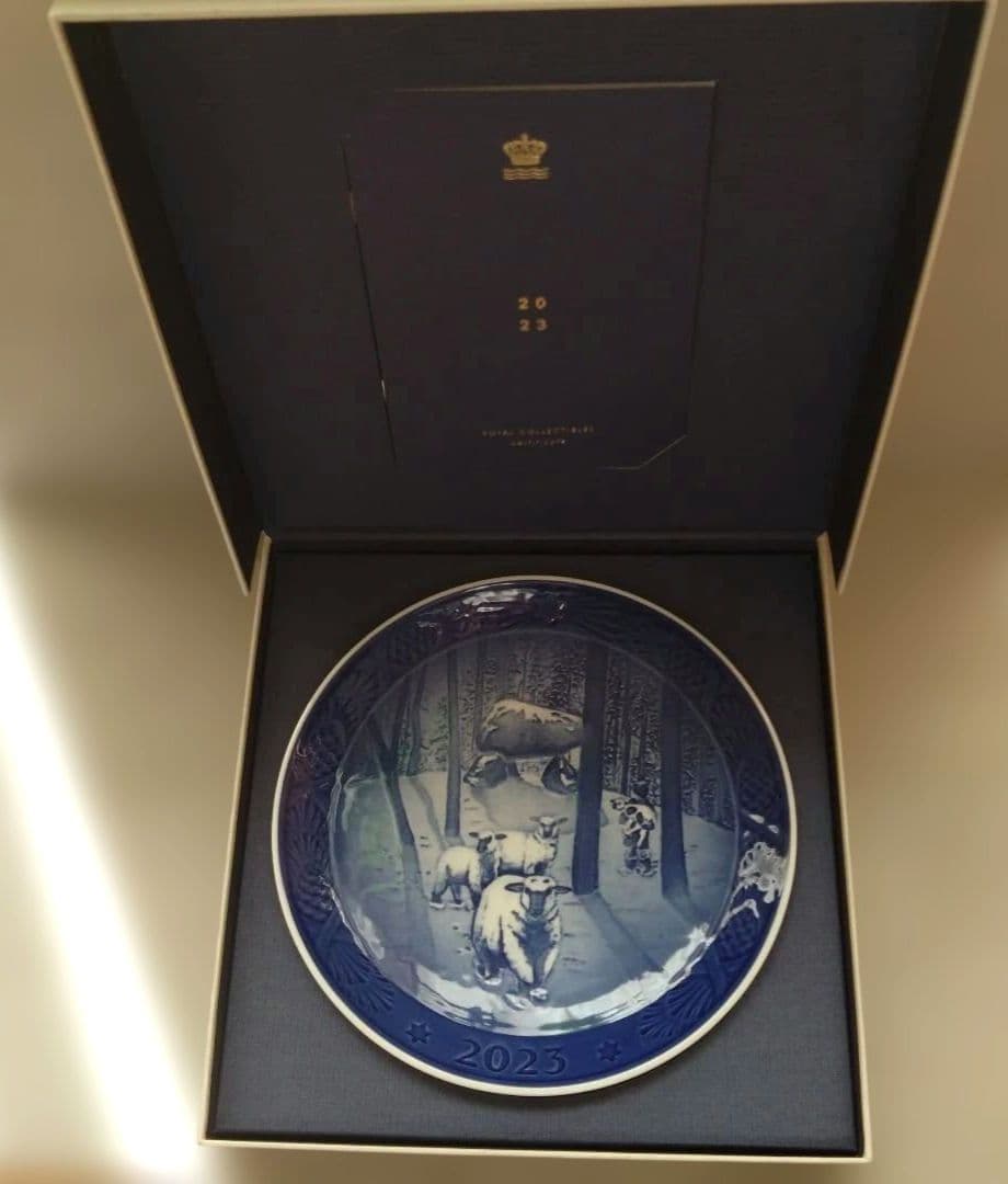 【未使用に近い】ロイヤルコペンハーゲン　イヤープレート◆◇２０２３